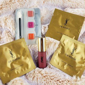 YSL 5 PC Or Rouge BUNDLE